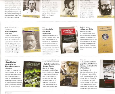 Página interna de El Librero - Febrero 2011